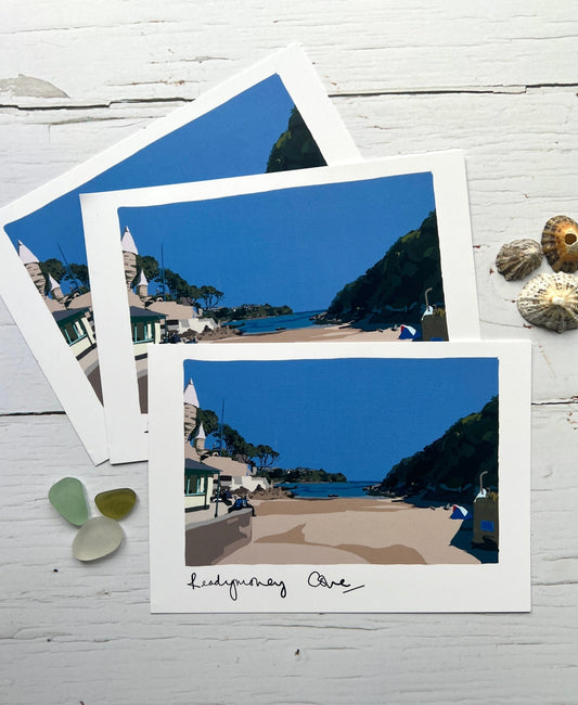 Readymoney Cove A6 Art Print - Readymoney Beach Shop