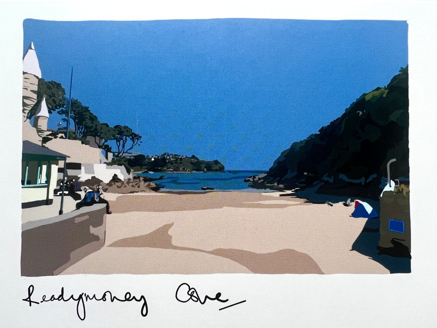 Readymoney Cove A6 Art Print - Readymoney Beach Shop