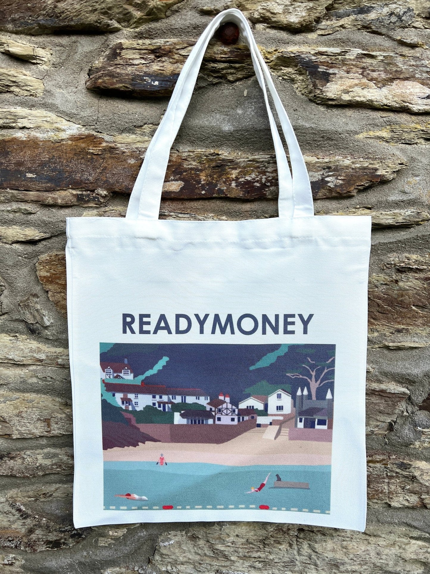 Readymoney Cove Tote Bags - Readymoney Beach Shop