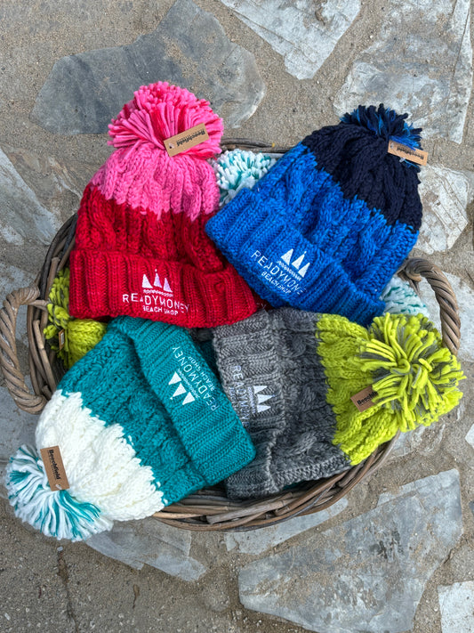 readymoney beach shop bobble hats new colours