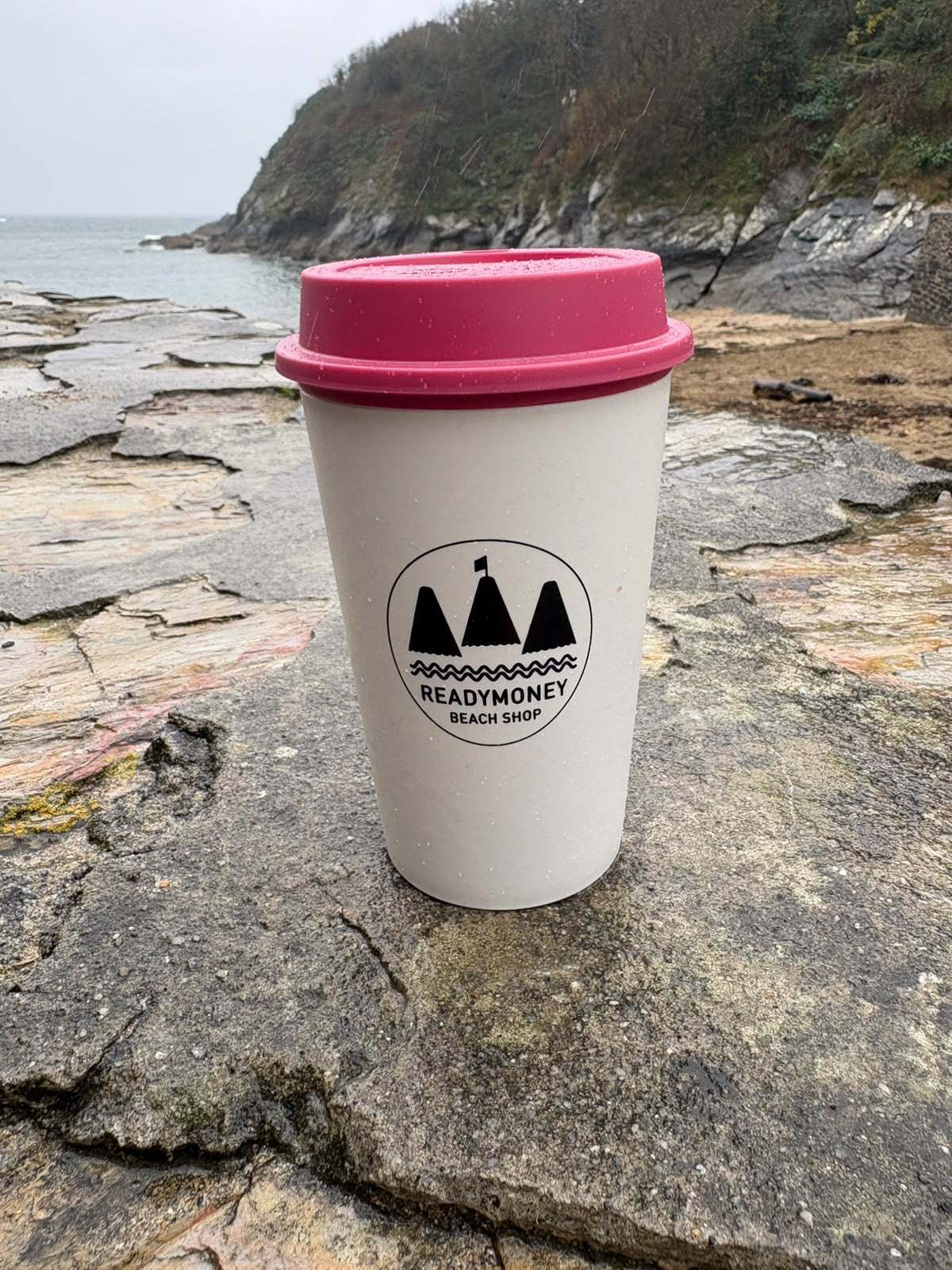 Readymoney Beach Shop Circular & Co NOW Cup - Reusable 12oz Coffee Cup made from used single use cups