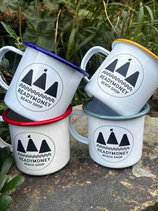 Readymoney Enamel Mug: now in 4 colours