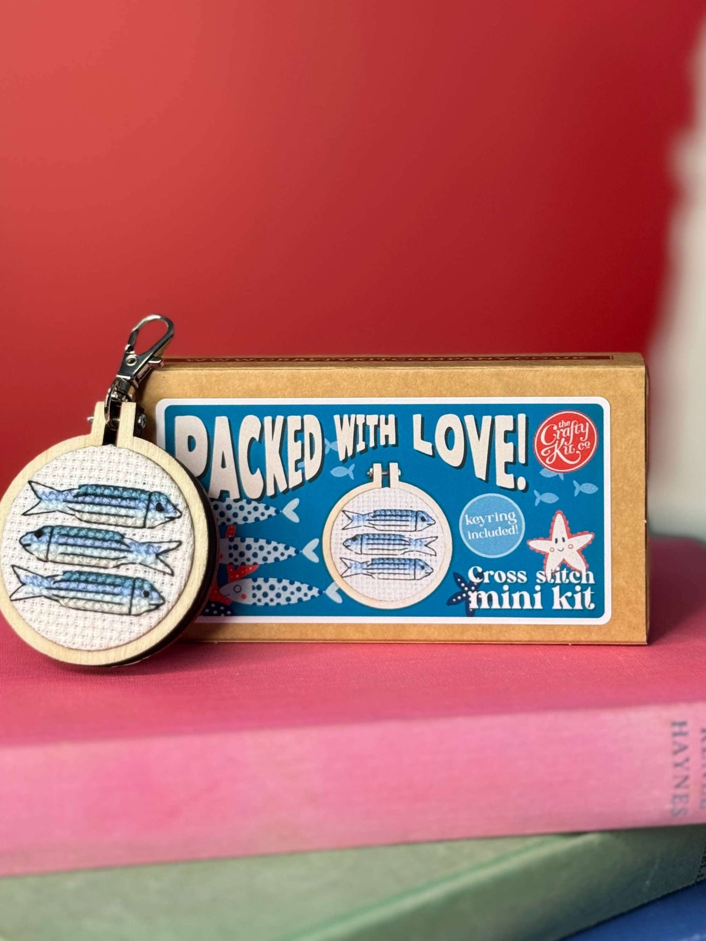 Packed with Love! Mini Matchbox Cross Stitch Kit