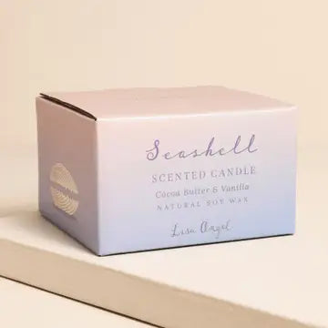Ceramic Seashell Scented Candle