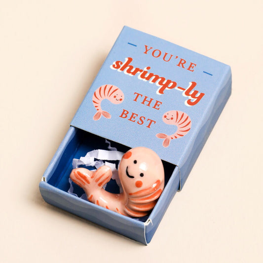 You're Shrimply The Best - Tiny Matchbox Gift Token