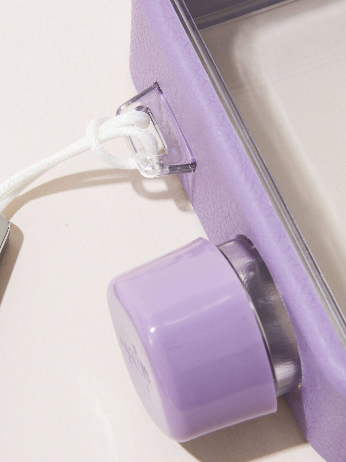 Lilac Flat Water Bottle Flask by Sips