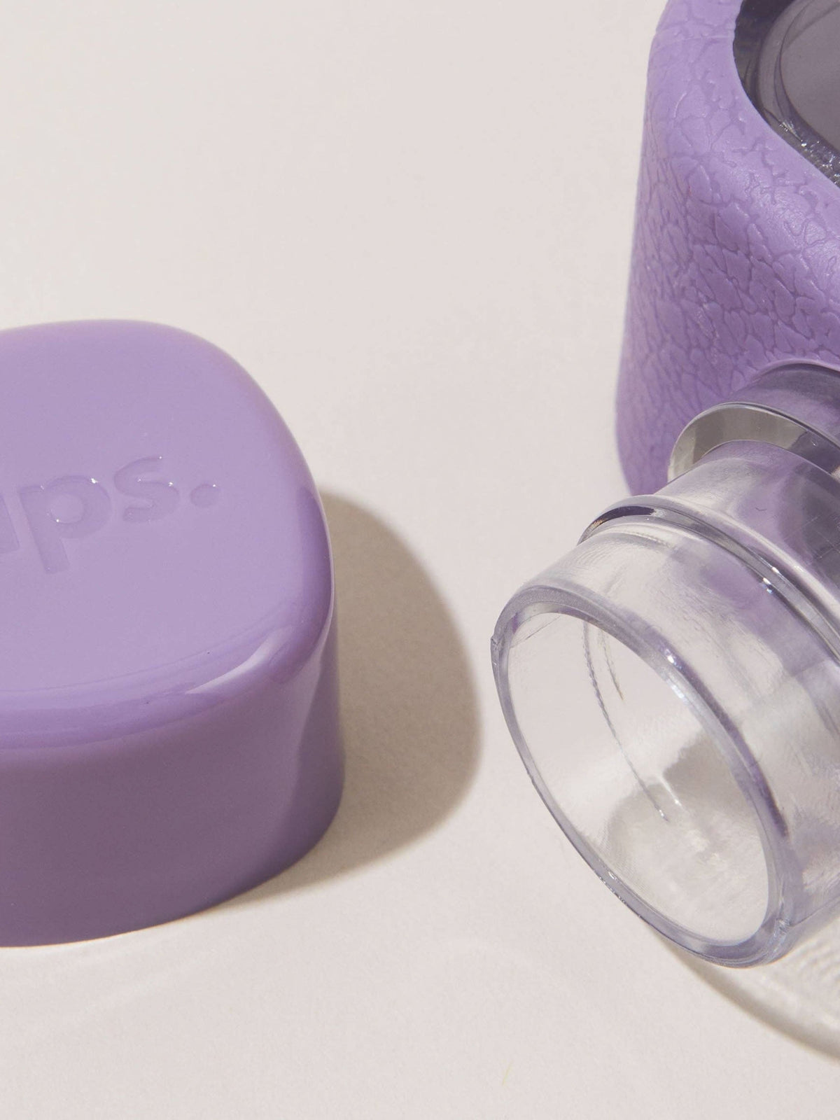 Lilac Flat Water Bottle Flask by Sips
