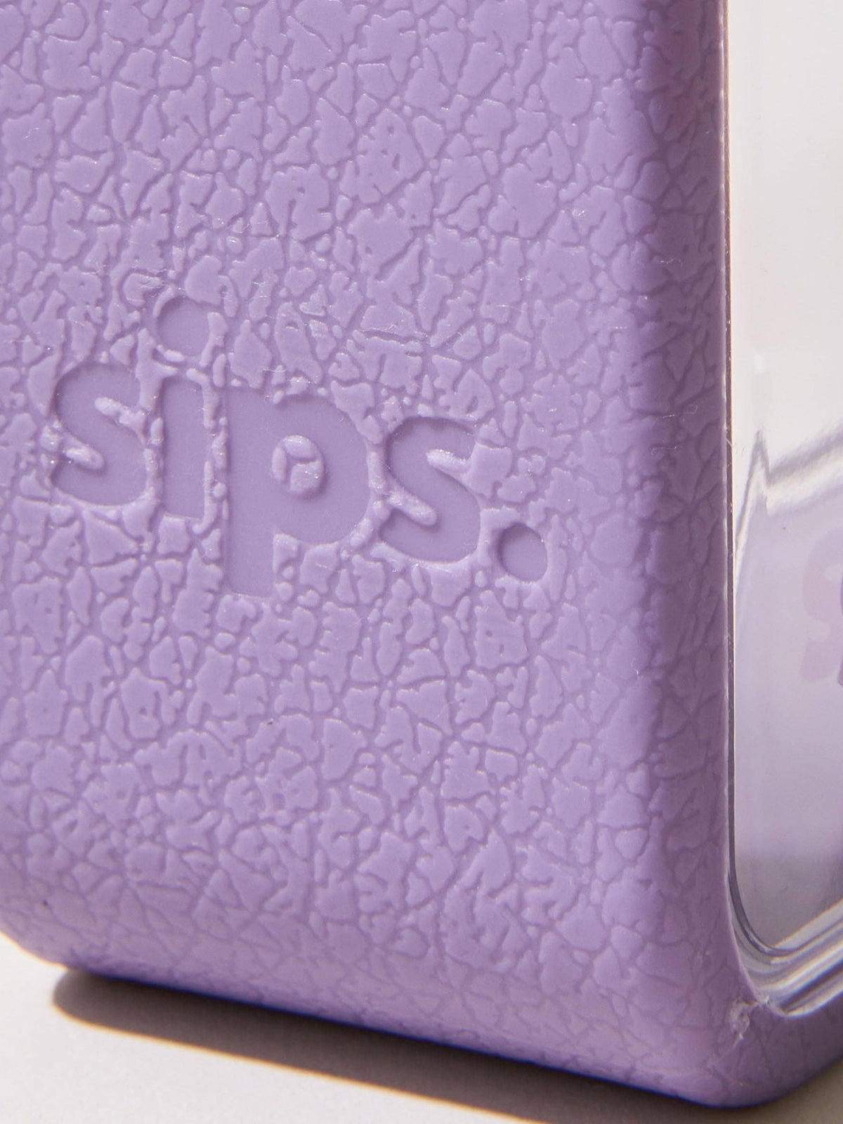 Lilac Flat Water Bottle Flask by Sips