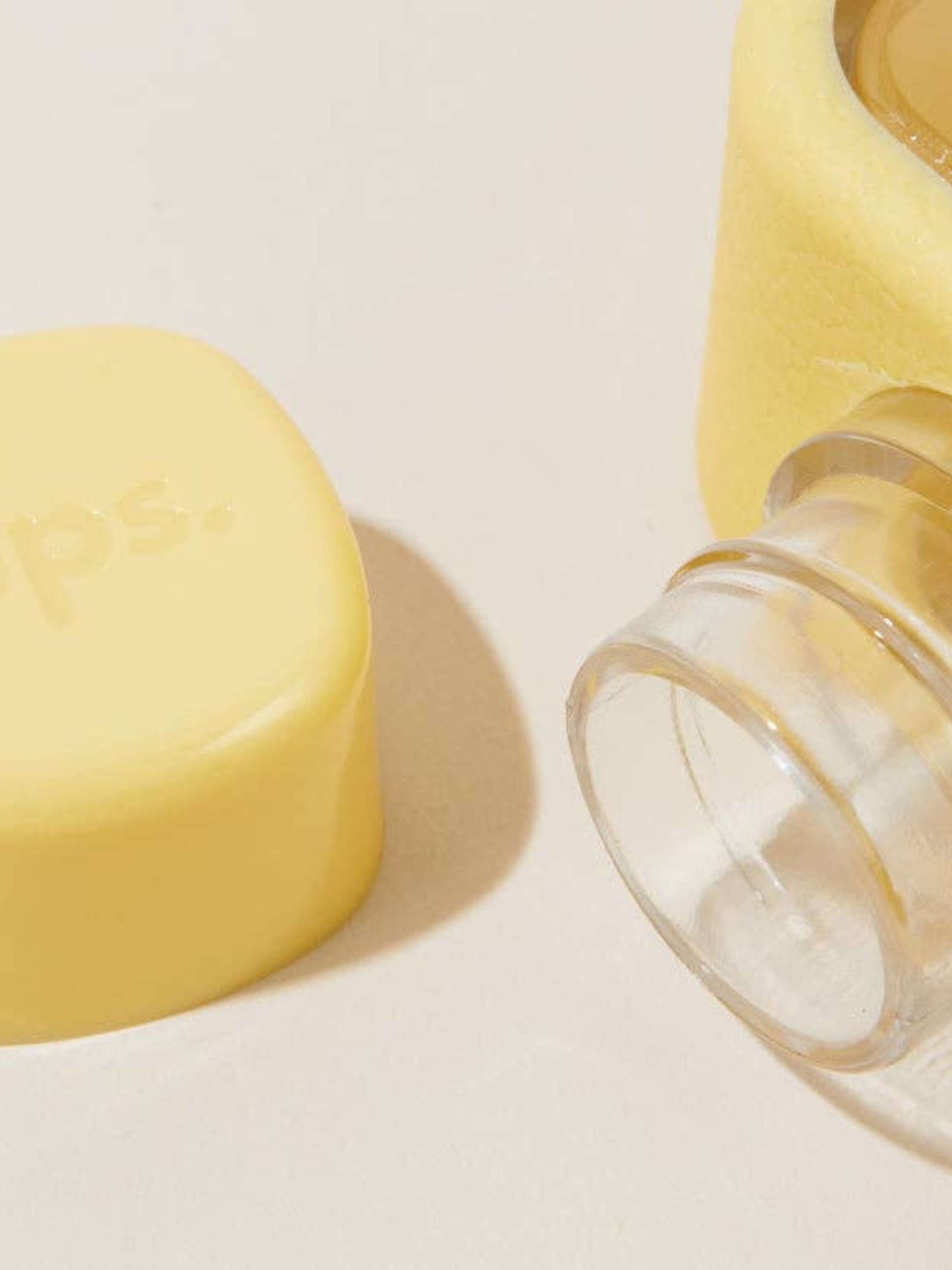 Pastel Yellow Flat Water Bottle Flask