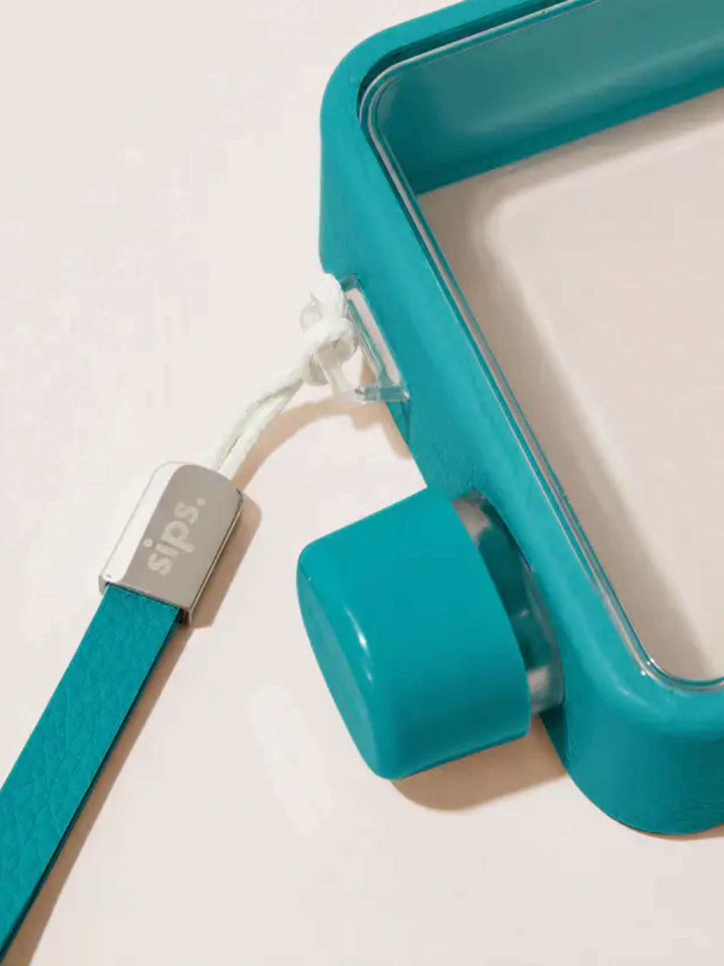 Teal Flat Water Bottle Flask
