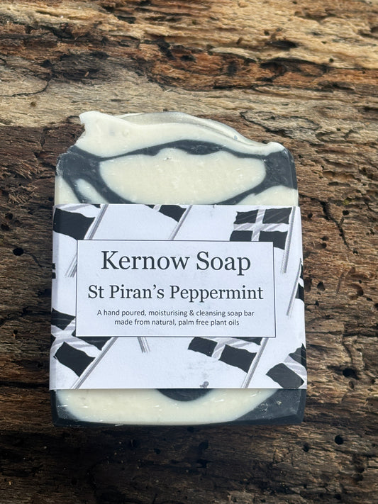 St Pirans Peppermint Soap Bar 120g