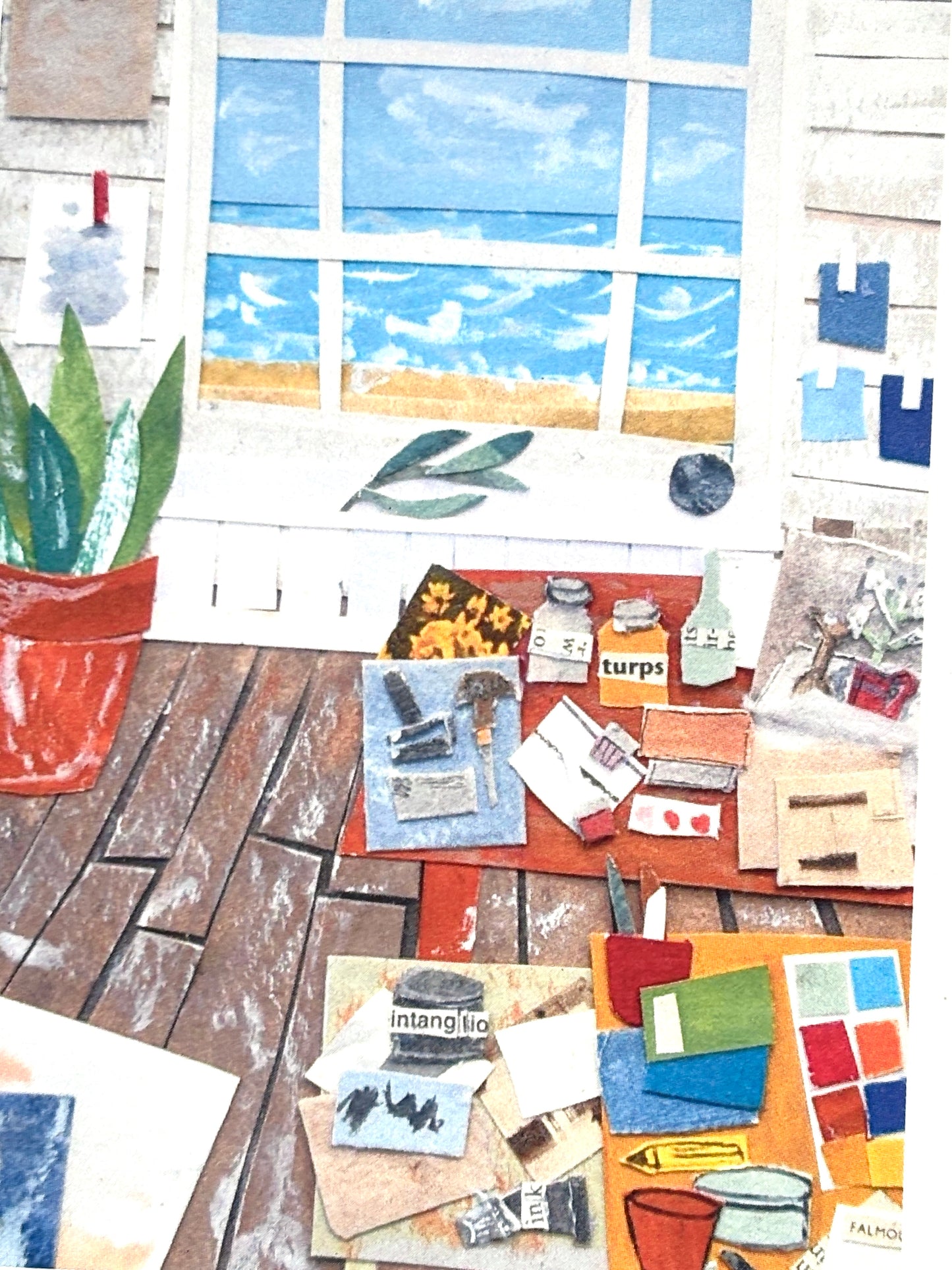 Studio By The Sea Greetings Card