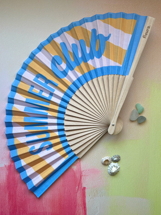 Summer Club Folding Fan