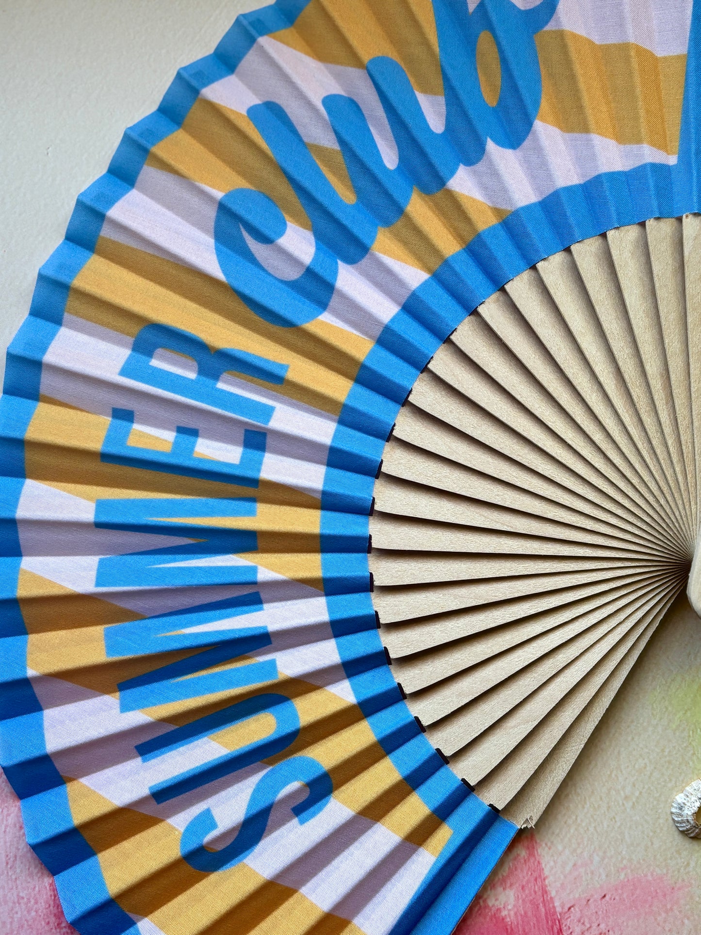 Summer Club Folding Fan