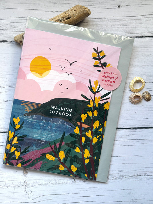 Walking Log Book Walk Diary Notebook Journal