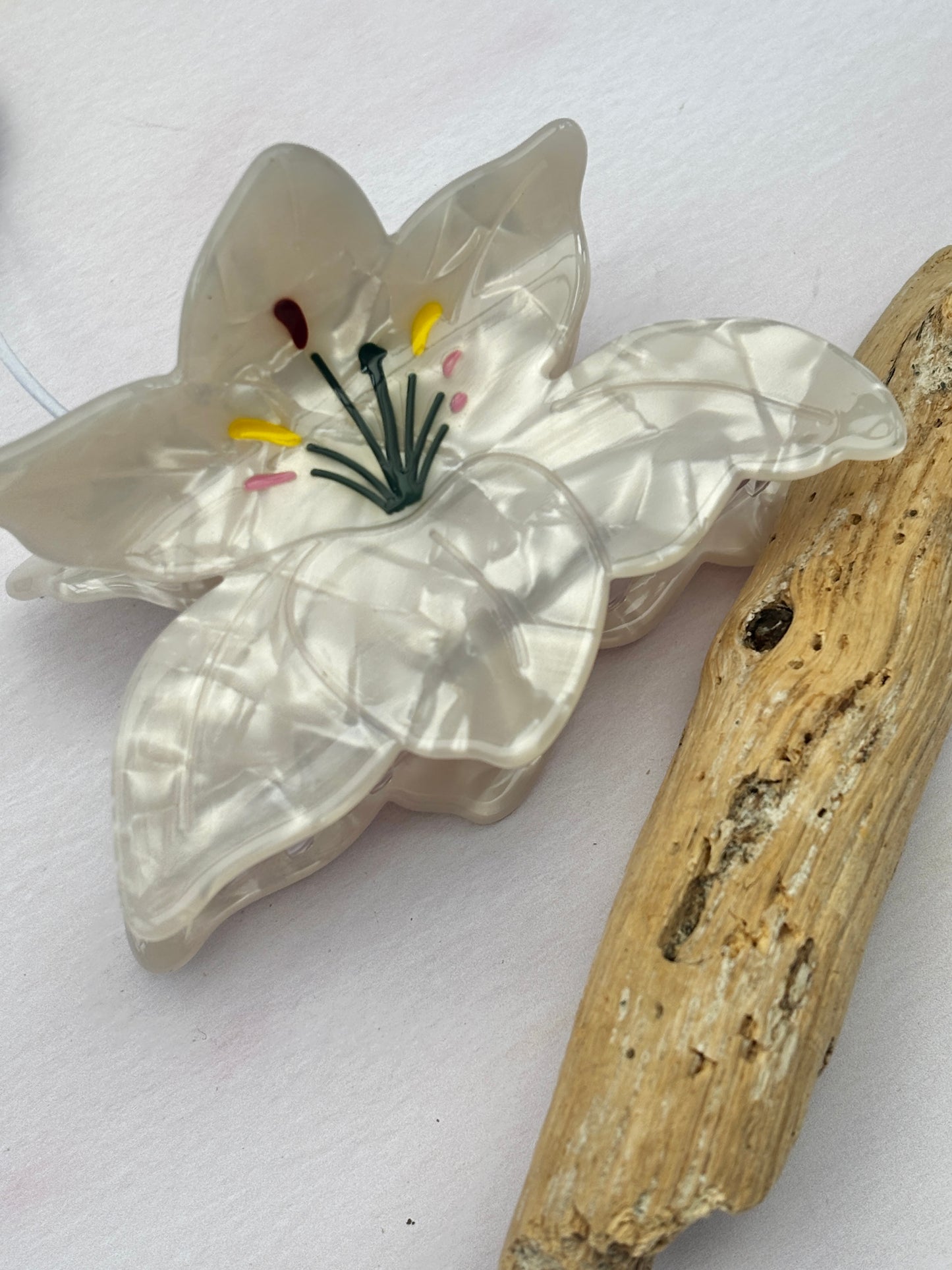 Lily Flower Hair Claw