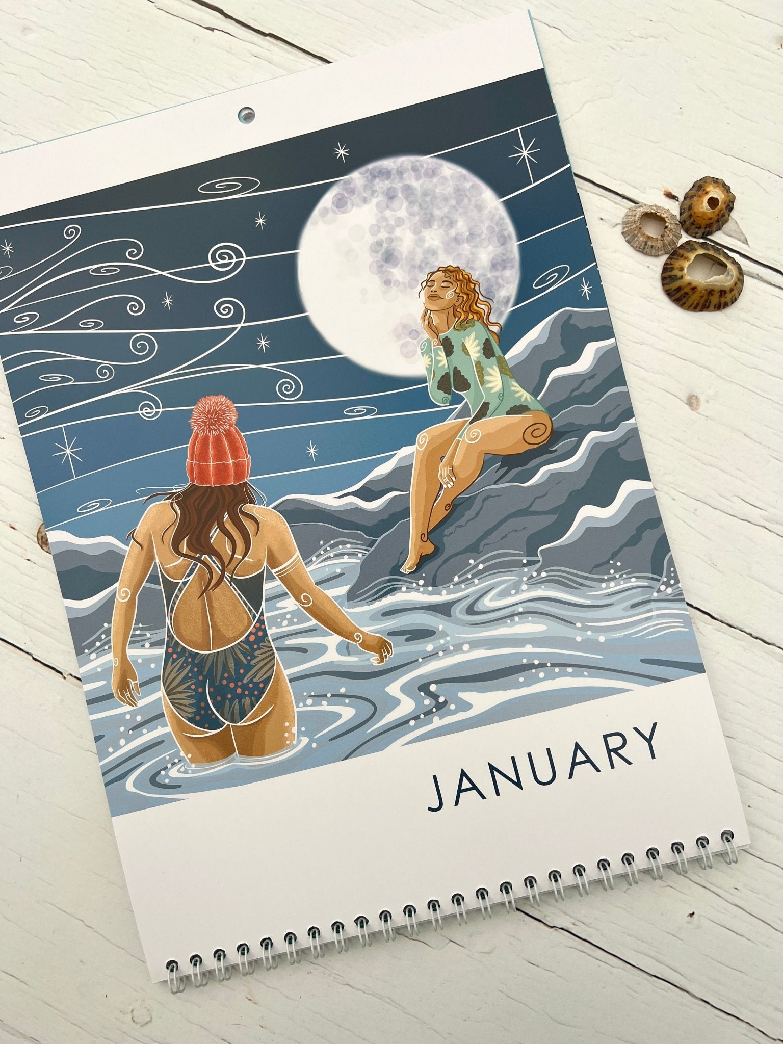 Wild Water Woman 2024 Calendar 🗓️ - Readymoney Beach Shop