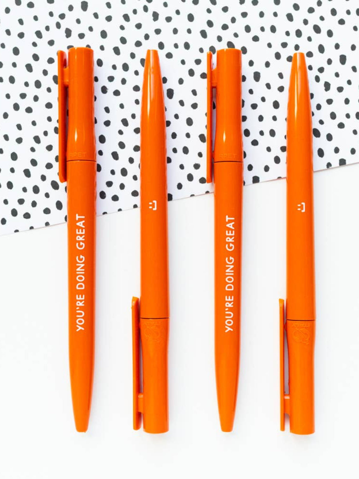 You're Doing Great Orange Recycled Eco Ballpoint Pen