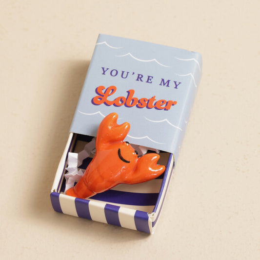 You're My Lobster - Tiny Matchbox Gift Token