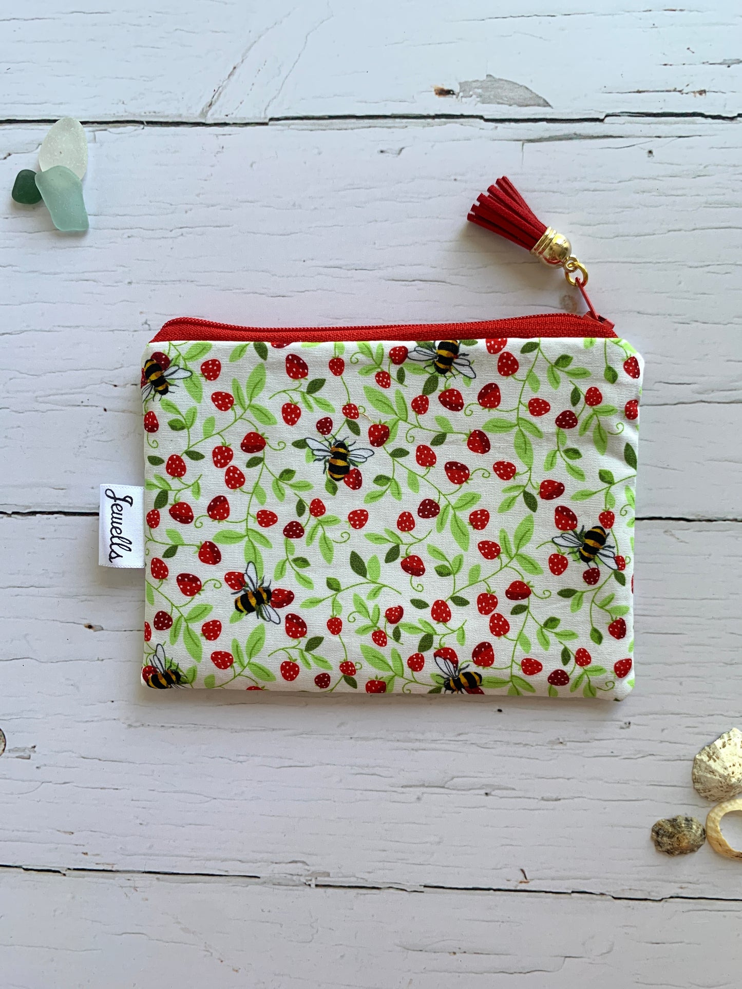 Handmade Fabric Zipped Purse (in two sizes)