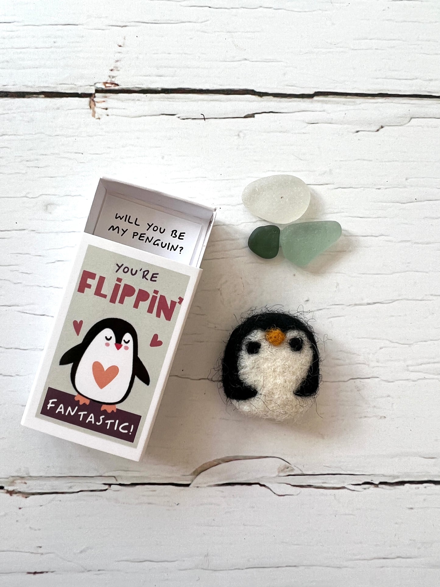 Mini matchbox gifts, awesome penguin