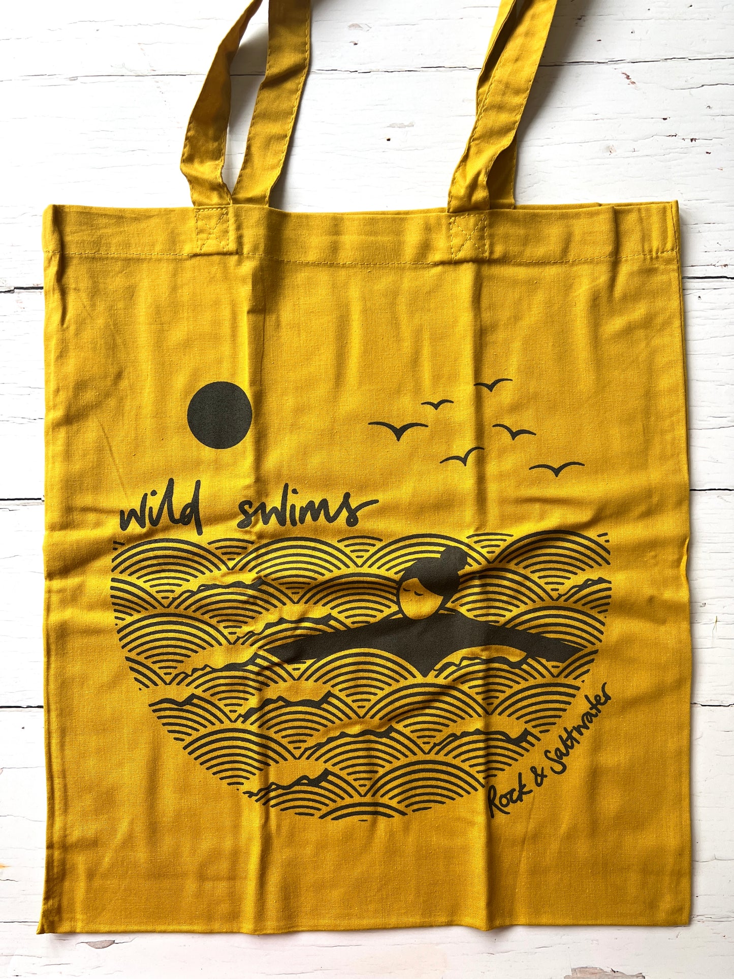 Wild Swims Cotton Tote Bag