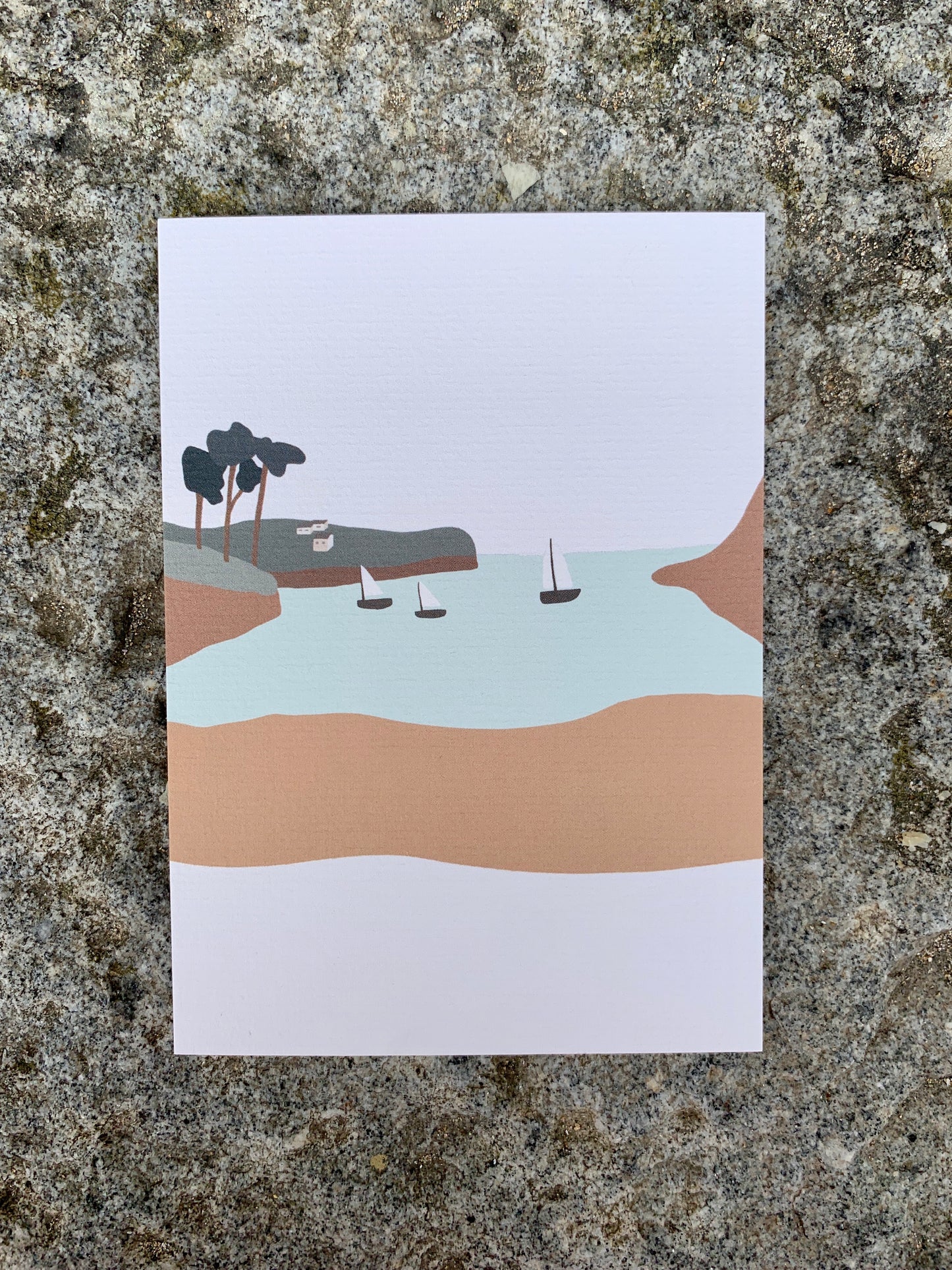 Minimalist Art Postcard