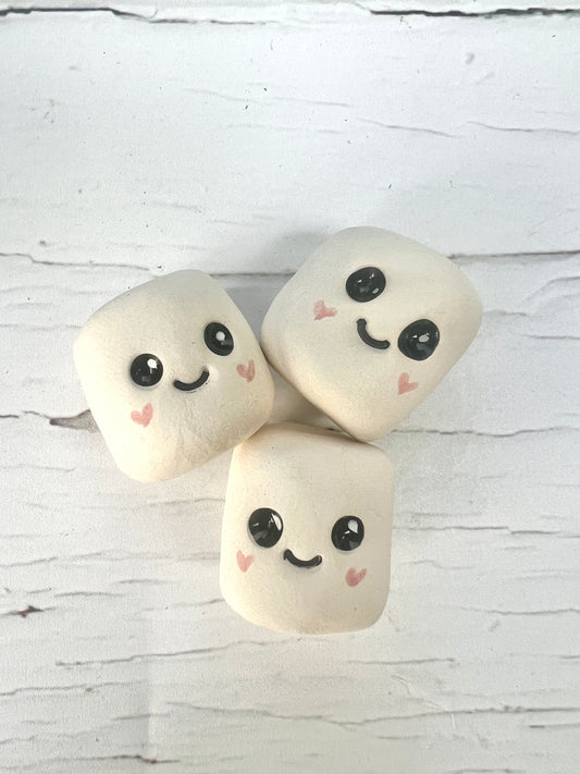 Ceramic Cute Kawaii Marshmallow Friend