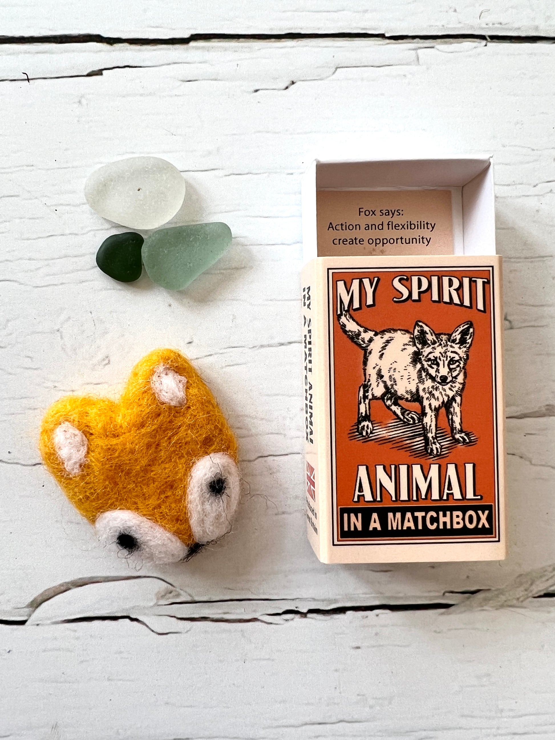 Mini matchbox gifts, spirit animal fox