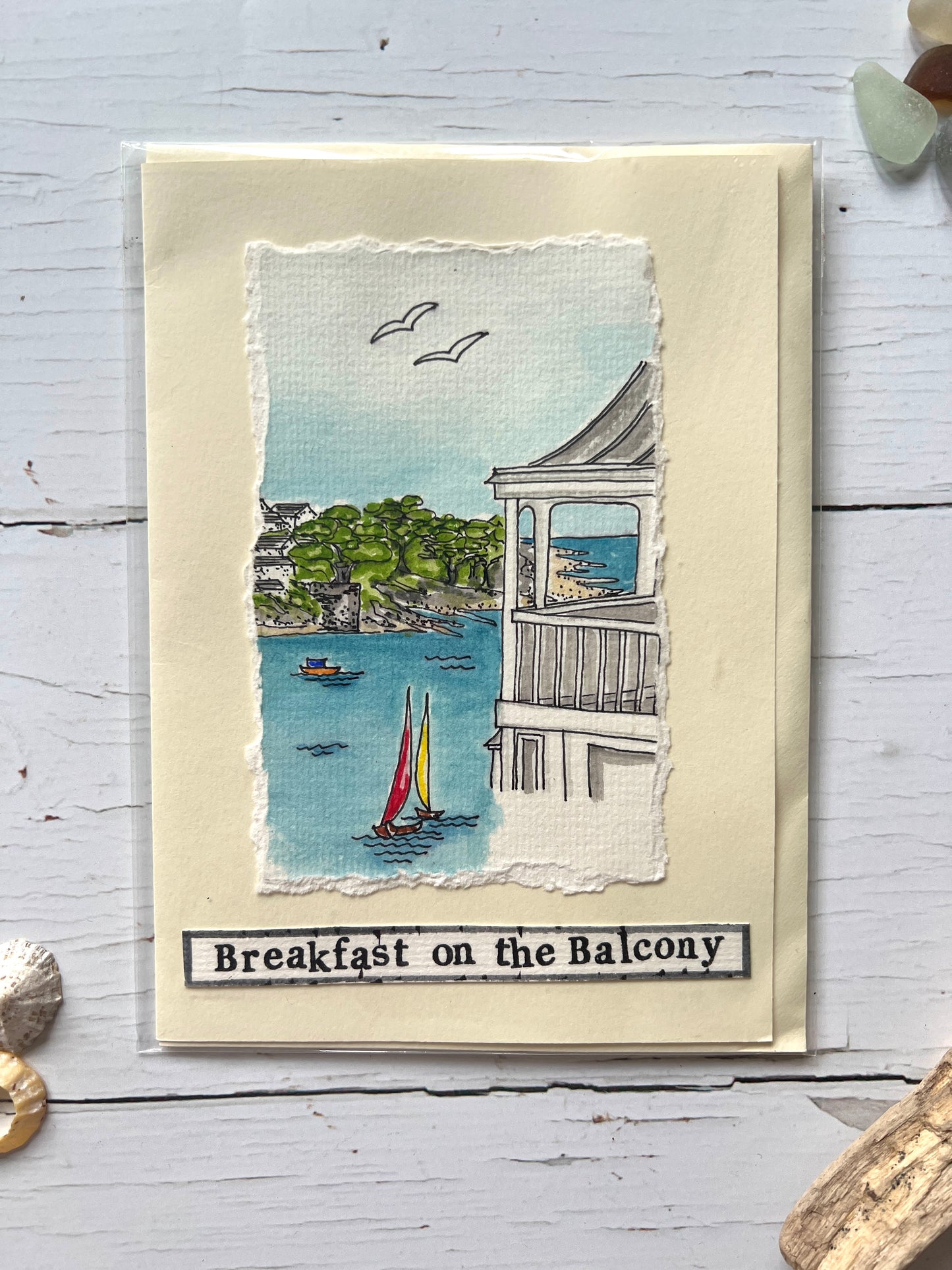 Original Watercolour Cards of Fowey and Readymoney